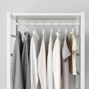 ЭЛВАРЛИ, гардеробная комбинация, белый, 84x40x216 см