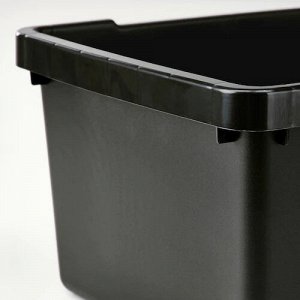 UPPSNOFSAD, Коробка для хранения вещей, черный, 25x17x12 см/4 л