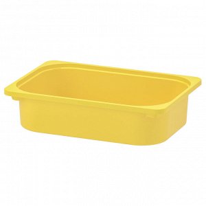 TROFAST, Ящик для хранения, желтый, 42x30x10 см