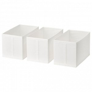 SKUBB, Набор коробок  , белая, 31x55x33 см