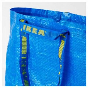 IKEA FRAKTA, Сумка-переноска, средняя, синяя, 45x18x45 см/36 л