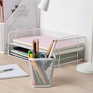 IKEA DRÖNJÖNS, Стаканчик для ручек, белый