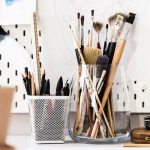 IKEA DRÖNJÖNS, Стаканчик для ручек, белый