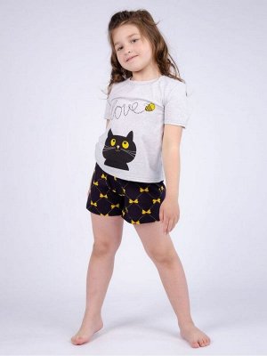 Пижама детская ML-Бантики (шорты)