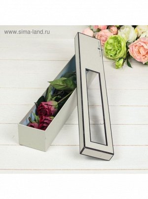 Коробка картон 50 х8,5 х7,5 см прямоугольник цвет бежевый