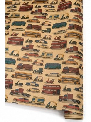 Бумага крафт 70 х100 см 203/672 трафик в листах 1/10