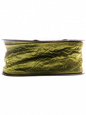 Лента тафта 4 см х10 ярд цвет зеленый TF - 05