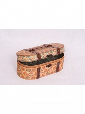 Коробка картон 24,5 см овал