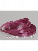 Лента атлас 0,6 см х25 м цвет орхидея