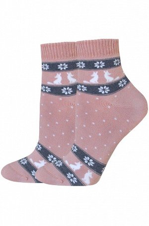 Женские укороченные махровые носки Брестские