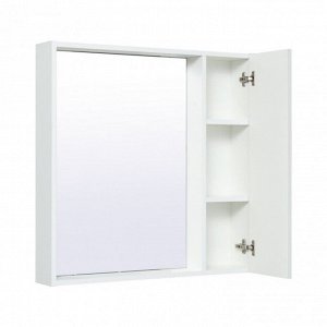 Шкаф-зеркало "Манхэттен 65" белый, универсальный