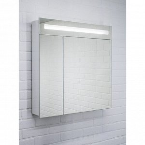 Шкаф-зеркало Аврора 70 с подсветкой LED Домино