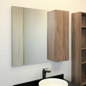 Зеркало-шкаф COMFORTY «Порто-90» дуб темный-коричневый