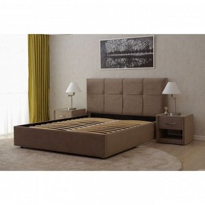 Кровать «Пантеон» без ПМ, 160 ? 200 см, ортопедическое основание, цвет velutto 06