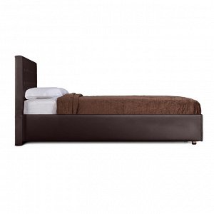 Кровать «Космопорт» без ПМ, 140х200 см, встроенное основание, цвет коричневый
