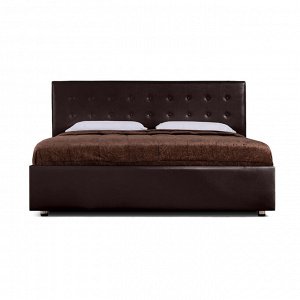 Кровать «Космопорт» без ПМ, 140х200 см, встроенное основание, цвет коричневый