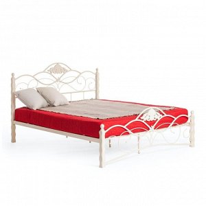 Кровать CANZONA Wood slat base, 160х200 см , Белый