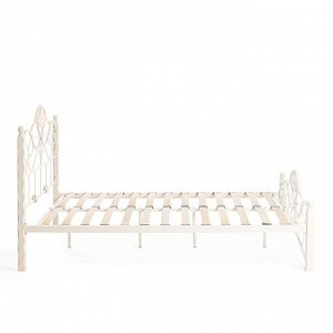 Кровать CANZONA Wood slat base, 160х200 см , Белый