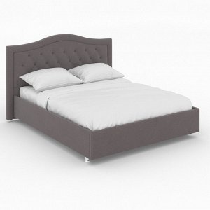 Кровать «Ротонда» без ПМ, 140 ? 200 см, ортопедическое основание, цвет Bravo Grey