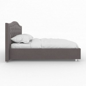 Кровать «Ротонда» без ПМ, 140 ? 200 см, ортопедическое основание, цвет Bravo Grey