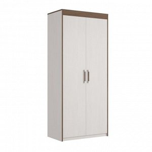 Шкаф для одежды 2-х дверный «Ницца», цвет бодега светлый / ясень шимо тёмный