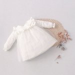 Платье с длинным рукавом&quot;Прованс&quot;, молочный