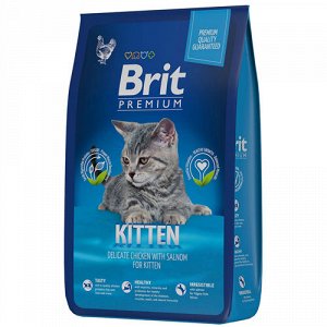 Brit Premium д/котят Kitten Курица/Лосось/Соус 400гр