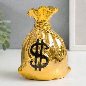 СИМА-ЛЕНД Копилка керамика &quot;Мешок с долларом&quot; МИКС 12х10х6,5 см