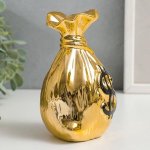 СИМА-ЛЕНД Копилка керамика &quot;Мешок с долларом&quot; МИКС 12х10х6,5 см