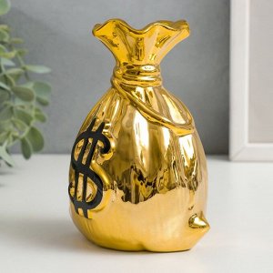 СИМА-ЛЕНД Копилка керамика &quot;Мешок с долларом&quot; МИКС 12х10х6,5 см