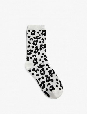 Женские носки с леопардовым принтом