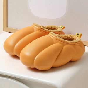 Тапочки домашние мужские EVA утепленные, цвет оранжевый