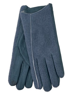 Женские перчатки из велюра, цвет бирюза