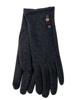 Элегантные хлопковые перчатки, цвет серый