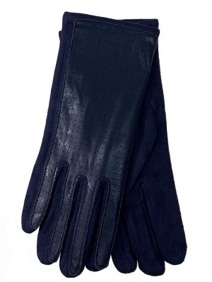 Элегантные демисезонные перчатки, цвет синий