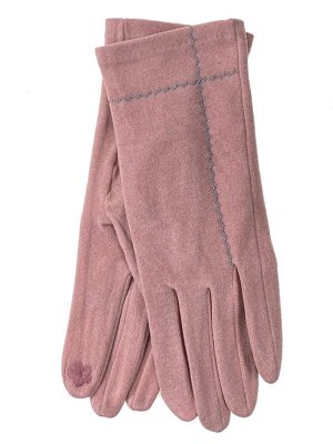 Велюровые демисезонные перчатки, цвет розовый