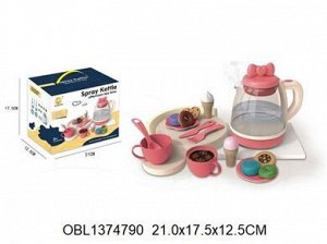 925 набор игров. посуды с чайником., в кор.1374790
