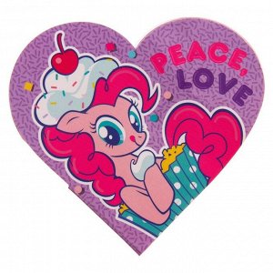 Тени для век "Peace. Love" My Little Pony  4 цвета по 1,3 гр