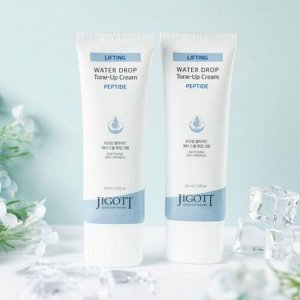 Jigott Тонизирующий крем для лица с пептидами / Lifting Peptide Water Drop Tone Up Cream, 50 мл