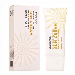 Lebelage Солнцезащитный крем себорегулирующий / UV Sun Block SPF50+ PA+++, 30 мл