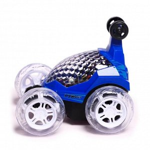 Перевёртыш радиоуправляемый «Трюкач», подсветка колес, работает от аккумулятора цвет синий