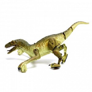 Динозавр радиоуправляемый «Велоцираптор», цвет коричневый