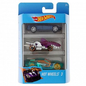 Набор машинок Hot Wheels, в наборе - 3 шт, МИКС