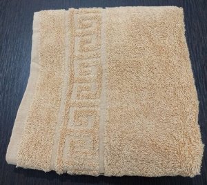 Махровое полотенце 50*90 см хлопок цвет Золотой песок