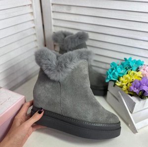 Ботинки женские/подростковые зимние с натуральным мехом