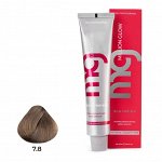 NEW! Крем-краска д/в TNL Million glow PC Silk protein 7.8 блонд карамель 100мл /079929