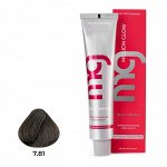 Крем-краска д/в TNL Million glow PC Silk protein 7.81 блонд карамельный пепельный 100мл /079936