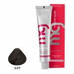 Крем-краска д/в TNL Million glow PC Silk protein 5.07 светлый коричневый холодный 100мл /079738