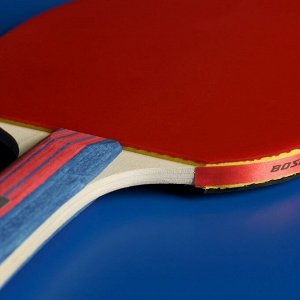 Набор для настольного тенниса BOSHIKA Control 9, 2 ракетки, 3 мяча, накладка 1,8 мм, коническая ручка
