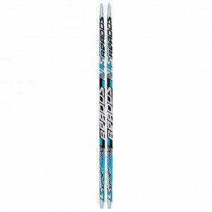 Лыжи пластиковые «БРЕНД ЦСТ» step, 160 см, без креплений, с насечкой, цвета микс